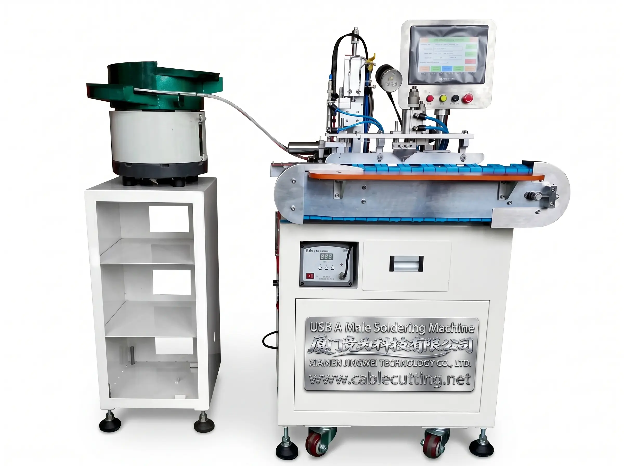 Mesin Soldering USB Type-A Otomatis WPM-121-AM | Solusi Kabel Otomatis