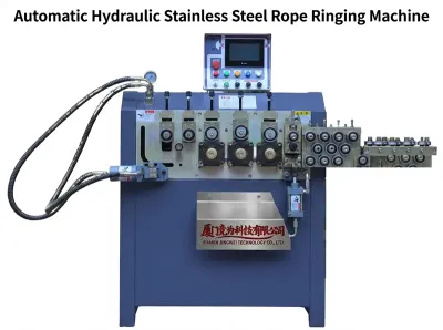 Mesin Dering Tali Stainless Steel Hidrolik Otomatis DQ2-8 - Mesin Pemotong (Cut-Off)
