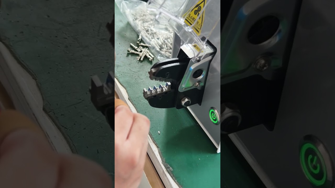 Mesin Crimping Terminal Listrik untuk Konektor Surya - Rekaman Pelanggan #mesin #pabrik