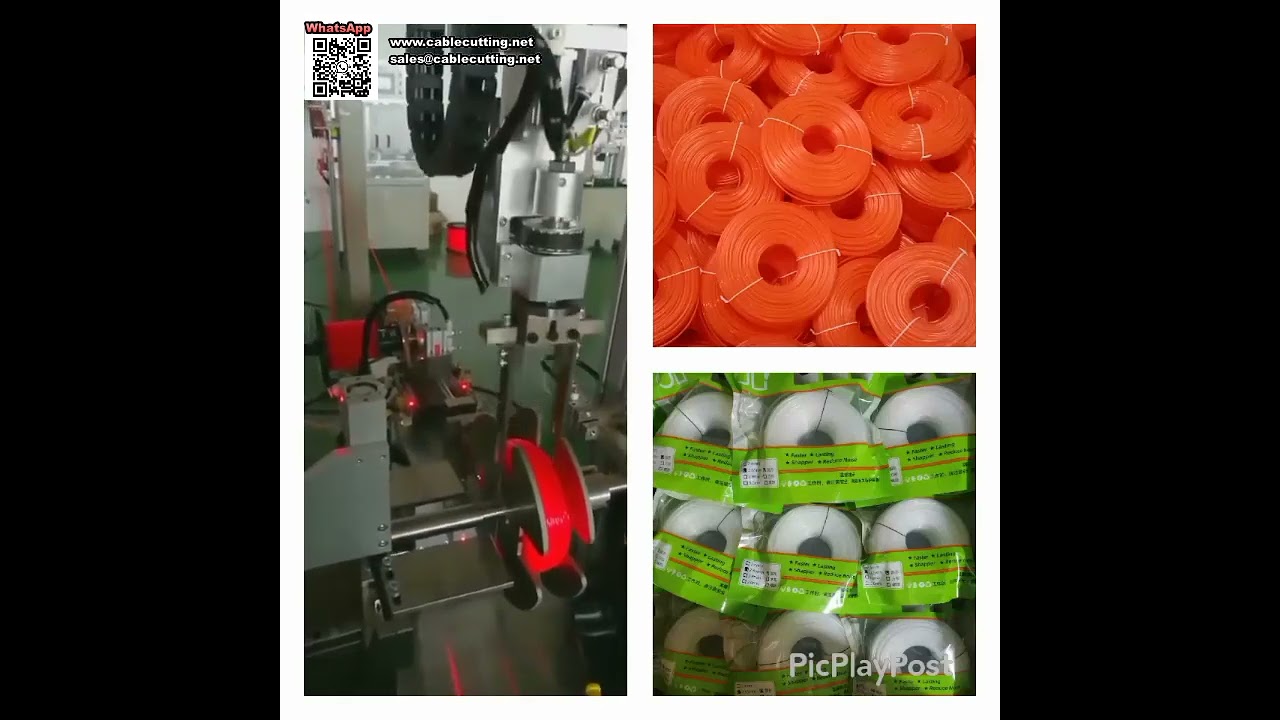 Mesin Coiling Otomatis Profesional untuk Pound Spool Trimmer Line