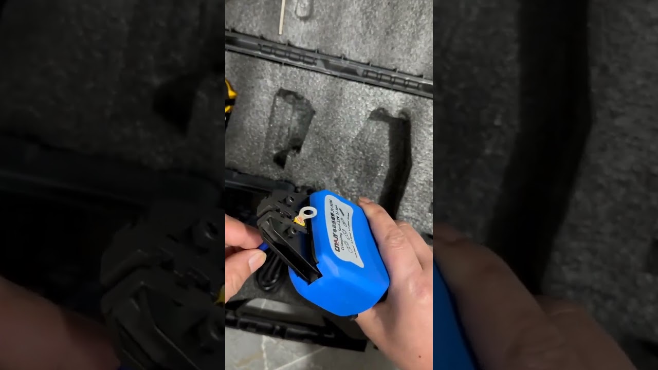 Lelah dengan Crimping Manual? Coba Crimper Kabel Nirkabel Baterai Lithium Kami! #pabrik #mesin