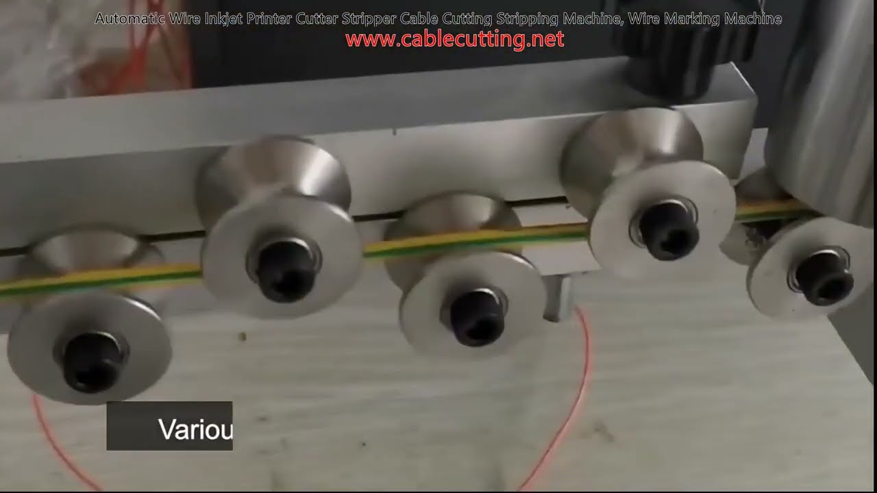 Mesin Pemotong & Pengupas Kabel Otomatis dengan Printer Inkjet - Alat Marking Kawat