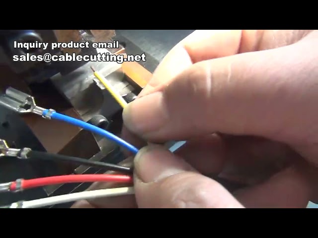 Mesin Crimping Terminal Otomatis – Alat Potong & Crimping Kabel Profesional