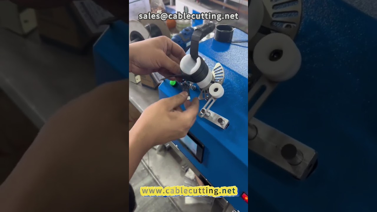 Mesin Gulung Kabel Charger 43 | Mesin Gulung Kabel Data | Pemrosesan Kabel Otomatis