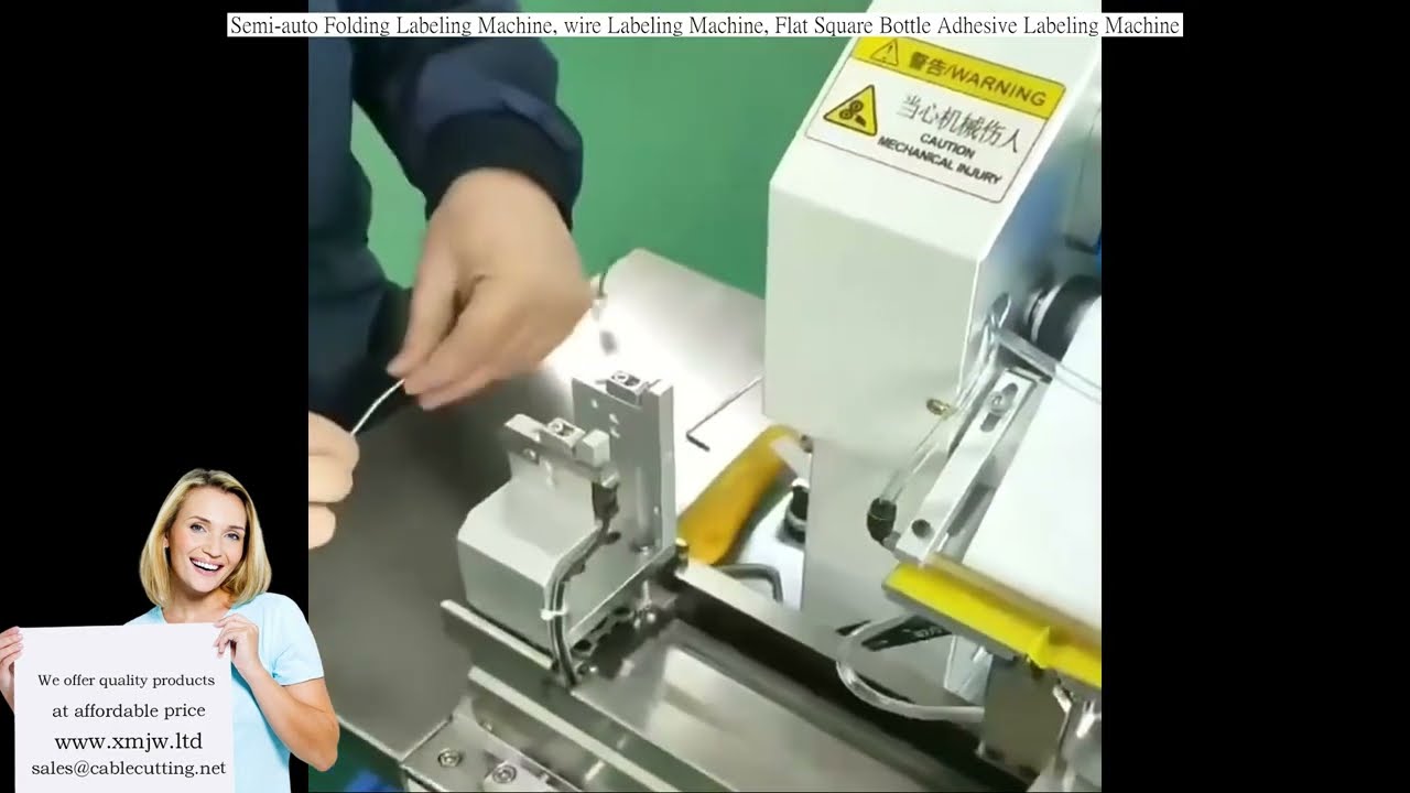 Mesin Labeling Semi-Auto Folding untuk Kabel, Botol Datar dan Persegi - Hemat Waktu & Efisien