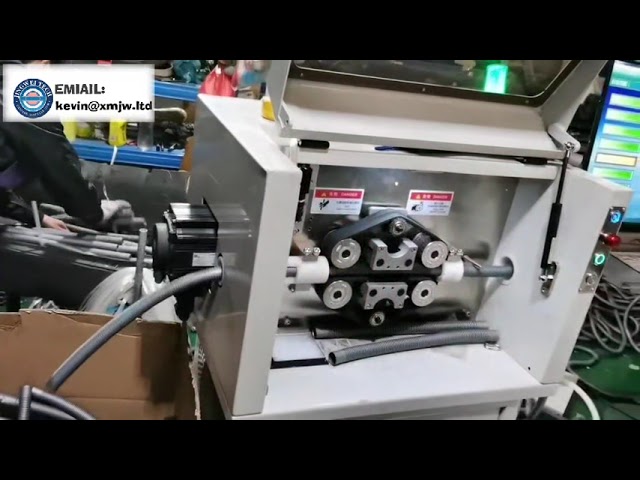 Mesin Pemotong Pipa Servo Rotary Visual 10-45mm dengan Fungsi Slit dan Punch Kustom