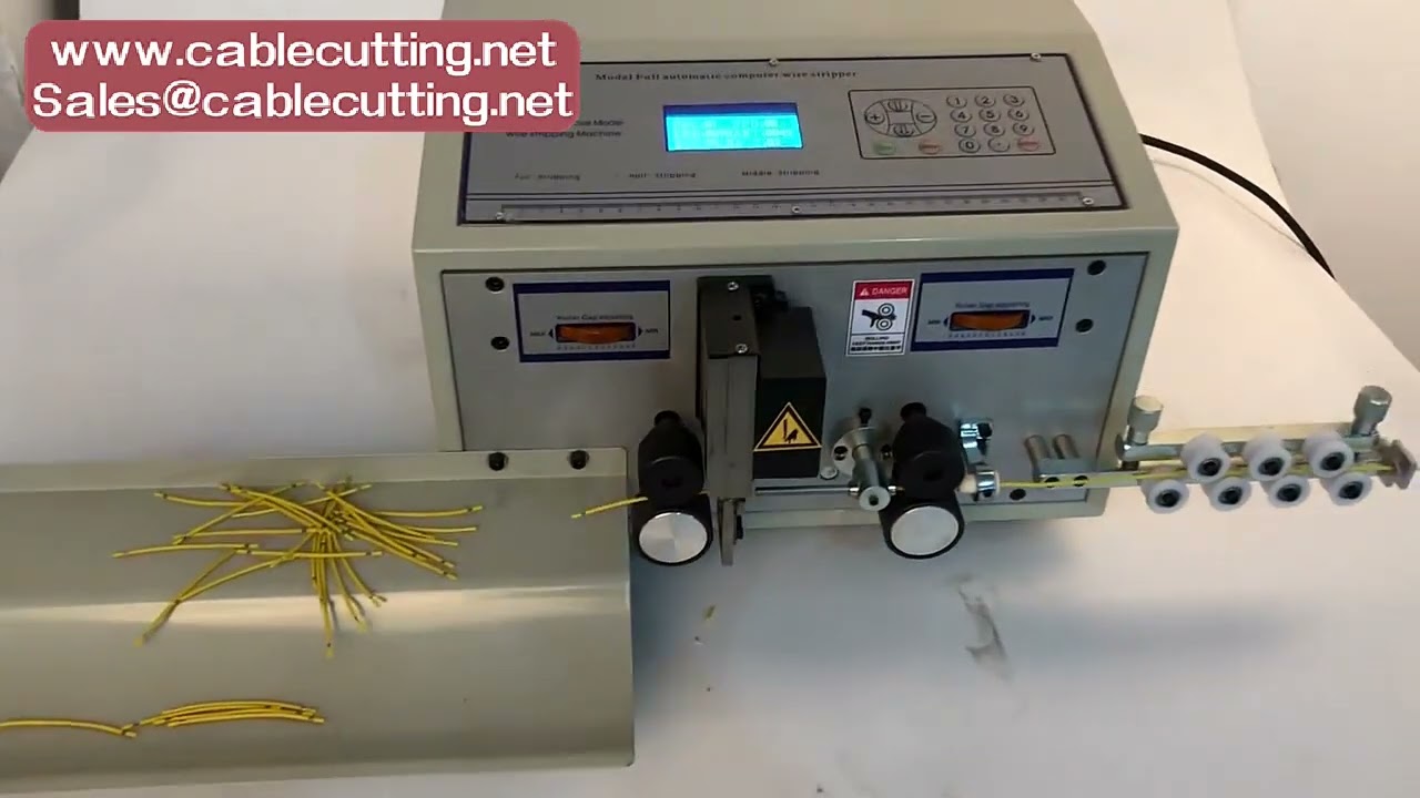 Mesin Pemotong dan Pengupas Kawat Otomatis 160W - Untuk Kawat 1mm hingga 2.5mm² | Akurat & Efisien