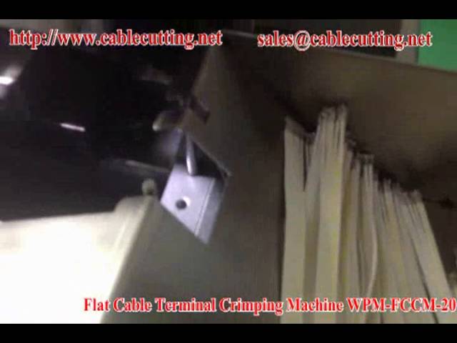 Mesin Crimping Terminal Kabel Flat WPM FCCM-20 - Solusi Otomatis untuk Produksi Kabel Berkualitas Tinggi