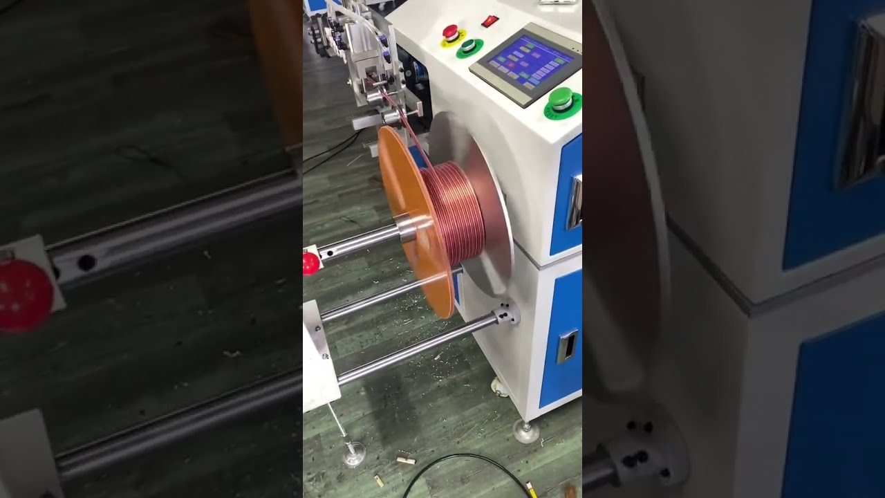 122  Precise Metering & Cutting for Speaker Wire Coiling with Neat Sorting