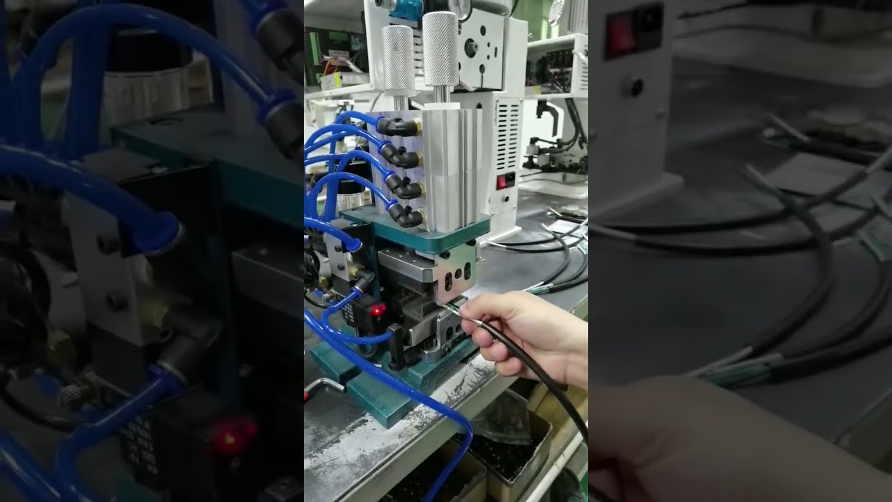 Amazing Stripping and Twisting Machine One Click Solution to Complex #factory #machine #tools