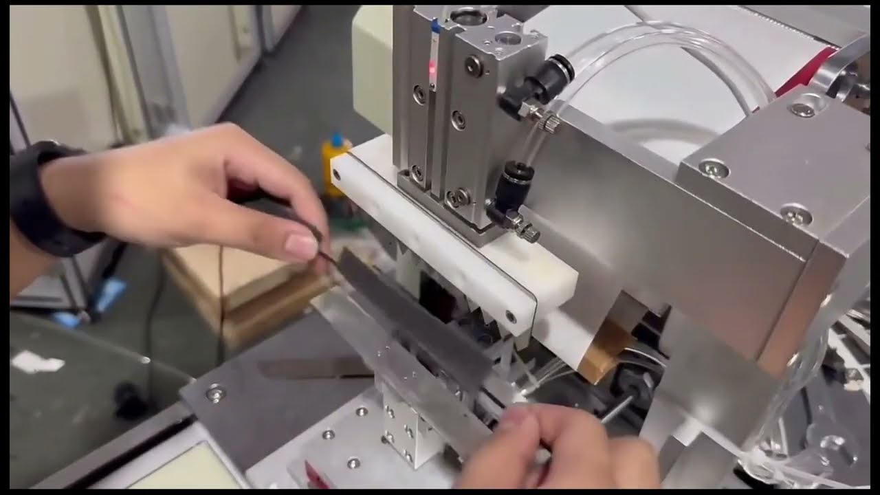 Wire Label Folding Machine Auto Cable Flag Labeling Machine