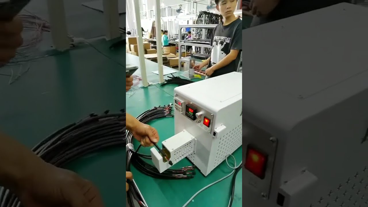 Pure Electric Heat Shrink Tube Heating Machine Heating Heat Shrink Tube Working Real Shot