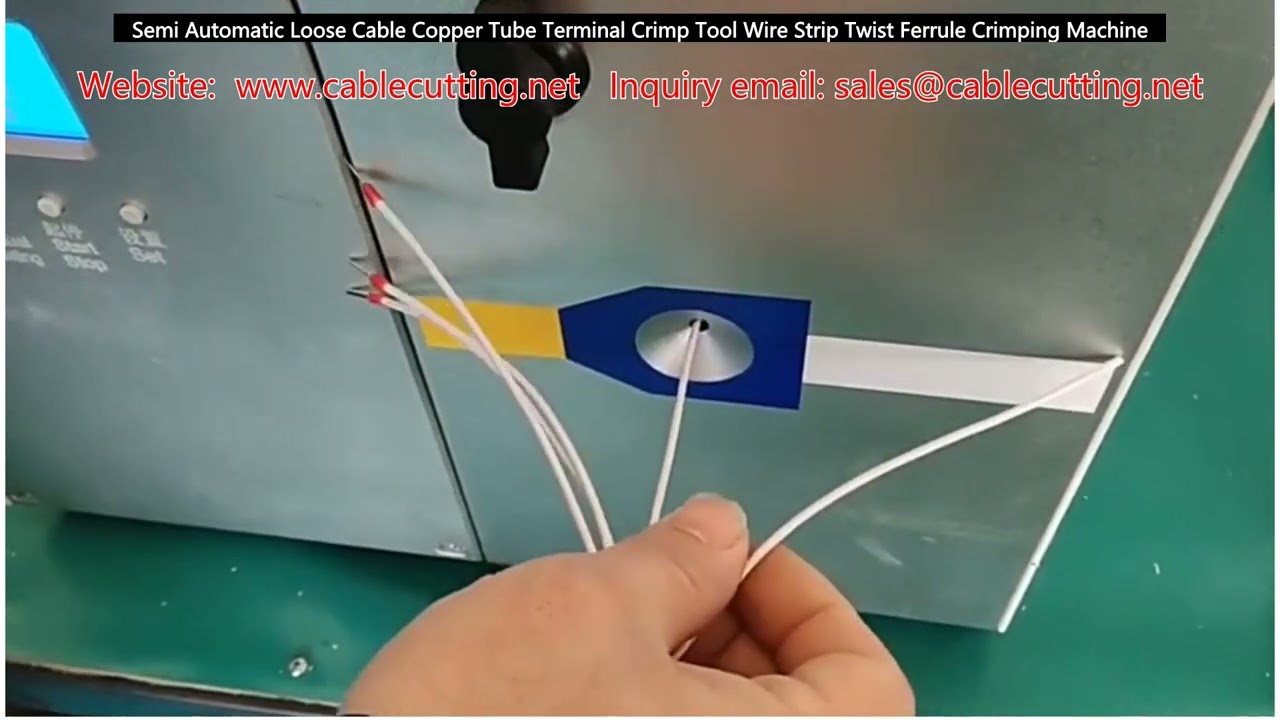 Mesin Crimping Ferrule Semi-Otomatis: Kupas, Pilin & Crimp Kabel dengan Presisi Tinggi