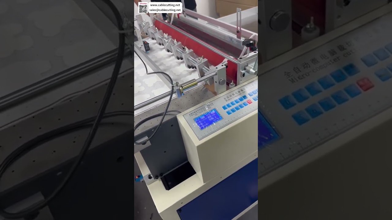 Mesin Slitting & Transverse Cutter Heat Transfer Tinta Putih dengan Color Tracking Fotoelektrik
