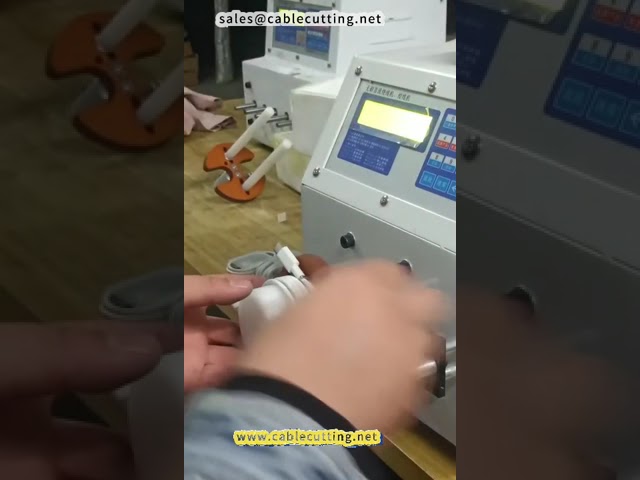 Mesin Penggulung dan Pengikat Kabel Data Otomatis - Efisien & Rapi