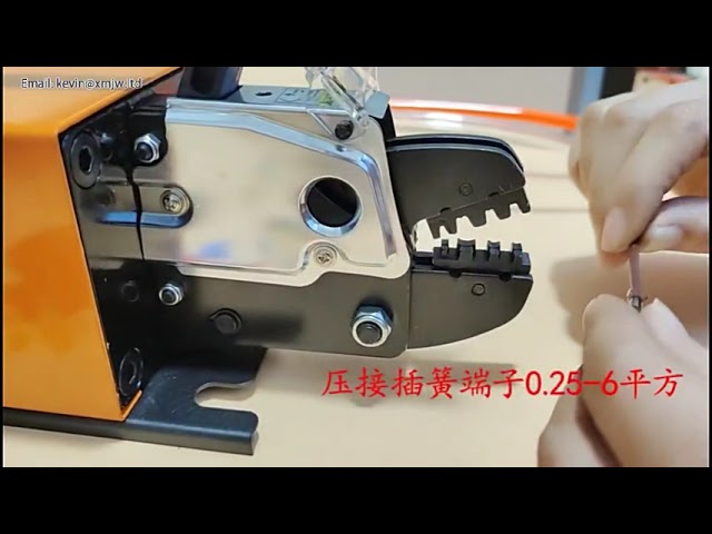 Mesin Crimping Pneumatik AM-10 1-3T: Alat Crimper Terminal dengan Die untuk Open Barrel