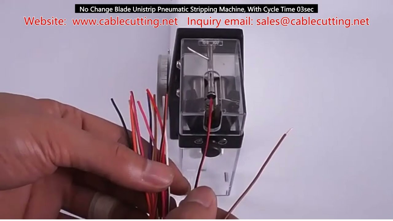 Mesin Kupas Kabel Pneumatik Unistrip – Tanpa Ganti Blade, Siklus Hanya 0,3 Detik!