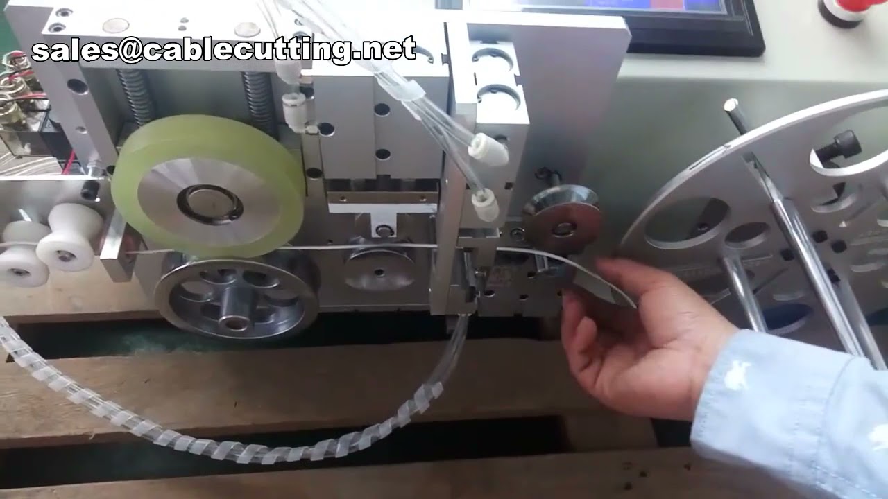Mesin Penggulung & Pengikat Kabel dengan Counter Meter Akurat