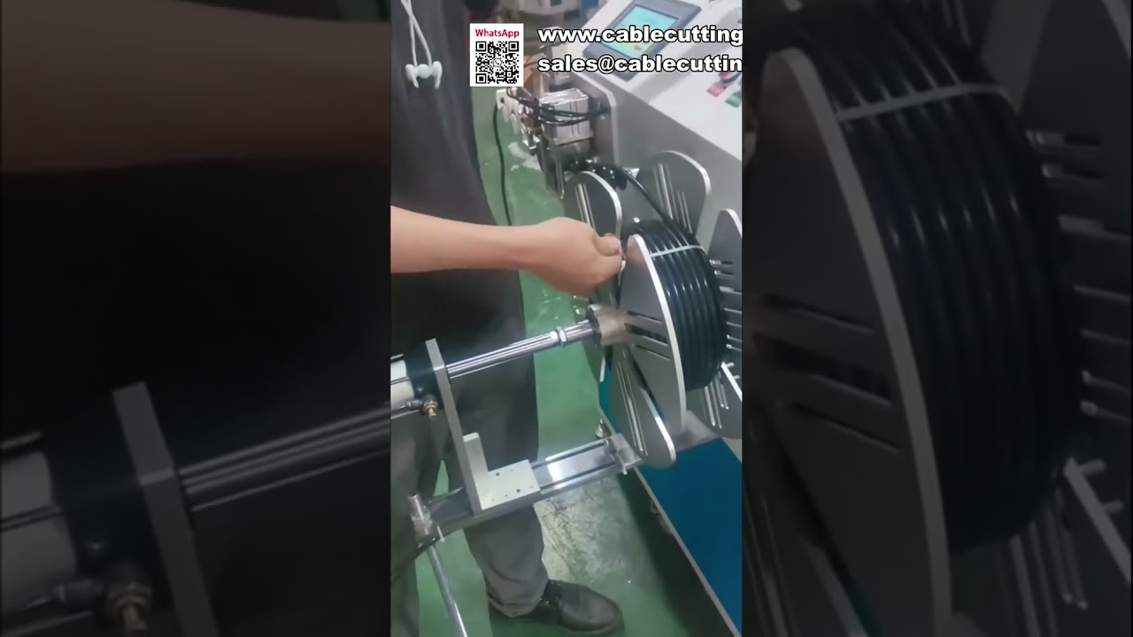 Mesin Penggulung Kawat Otomatis & Penghitung Meter Presisi untuk Selang dan Kabel