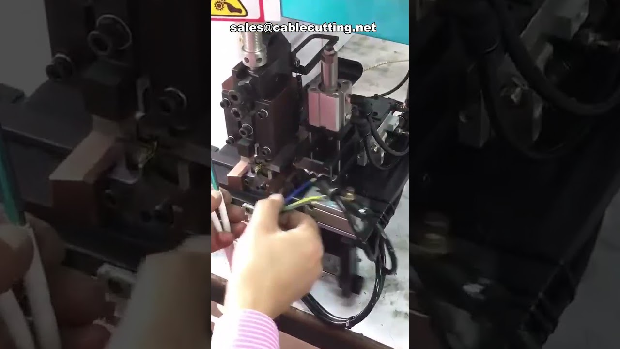 Mesin Pemotong, Pengupas, dan Crimping Kawat Otomatis – Efisien untuk Produksi Kabel Industri