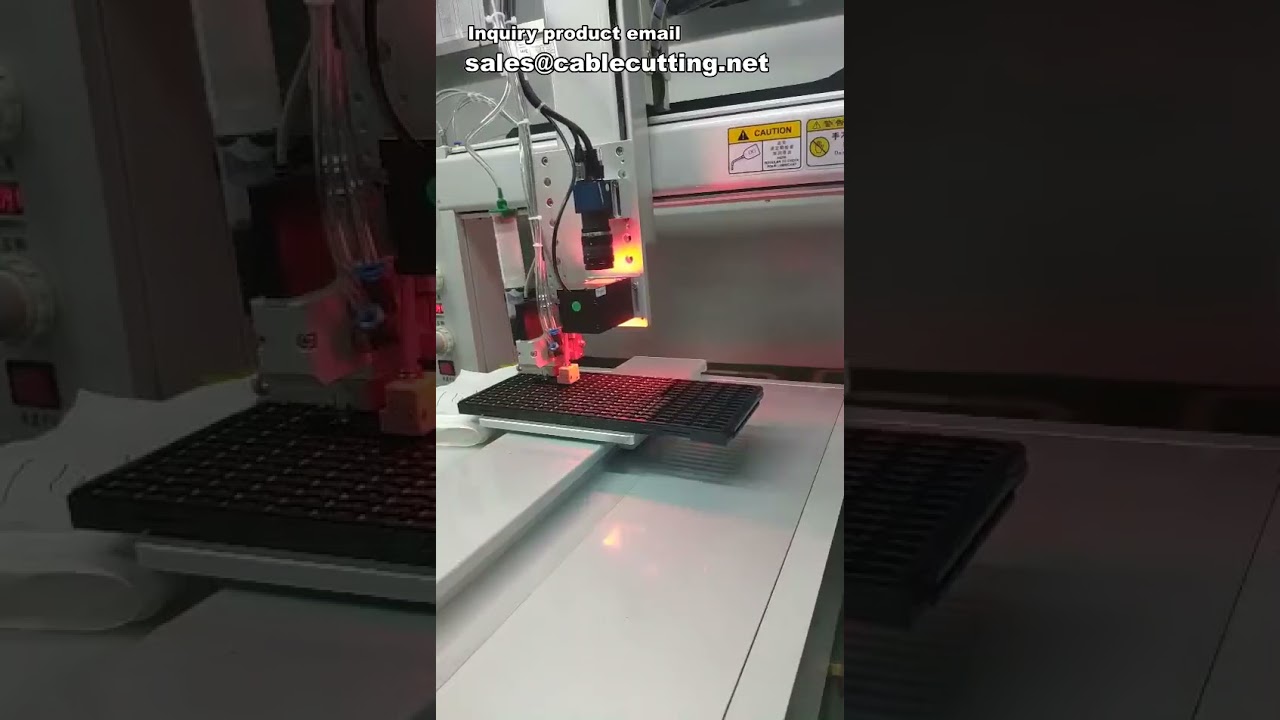 Mesin Dispenser Lem Robot Vision 3 Sumbu dengan Kamera – Presisi Tinggi untuk Industri