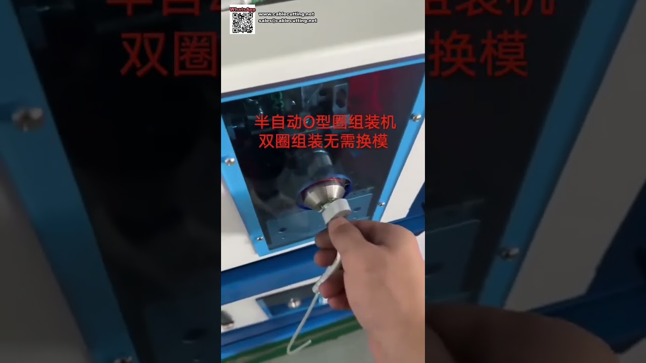 Mesin Perakitan Segel O Ring Ganda Semi Otomatis untuk Lini Produksi Pabrik - Versi Pendek