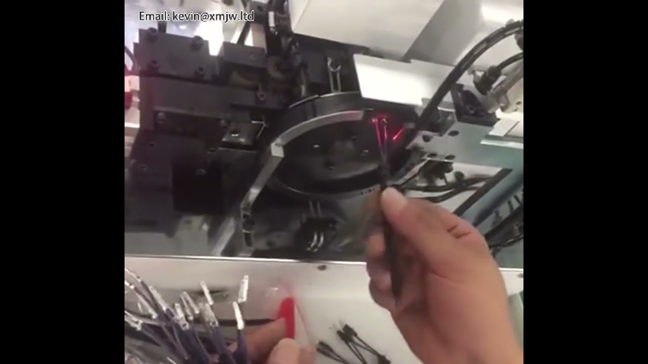 Mesin Semi Otomatis Threading Pipa Heat Shrink untuk Wire Harness