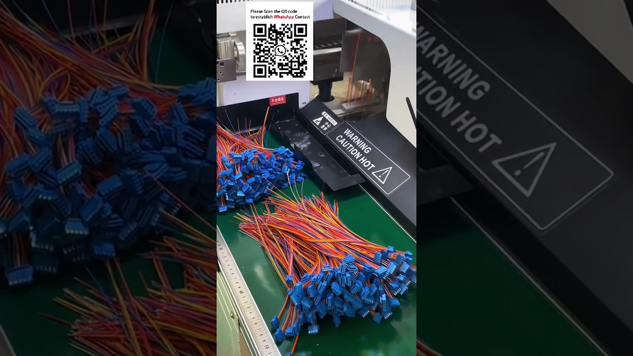 Mesin Otomatis Pemasangan Konektor Kabel & Pelapisan Timah #Peralatan Perakitan Harness EV