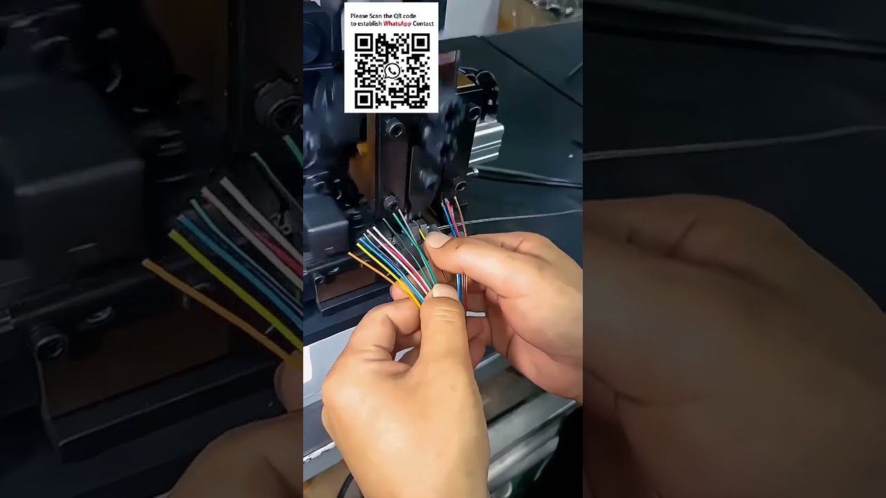 Rasakan Kekuatan Otomatisasi: Mesin Stripping & Crimping Kabel Berkinerja Tinggi #TeknikMesin