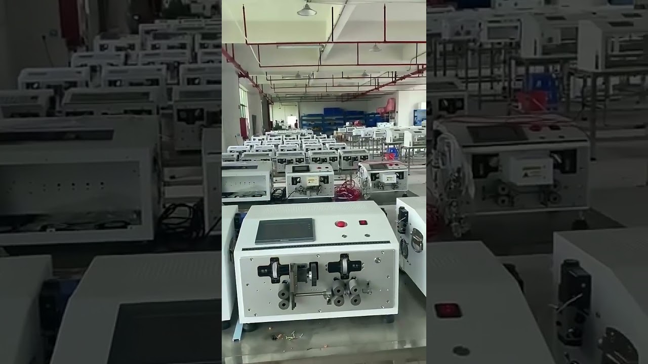 Mesin Pemotong & Pengupas Kabel Otomatis 220V Dual Line Terbaru – 0-6mm²