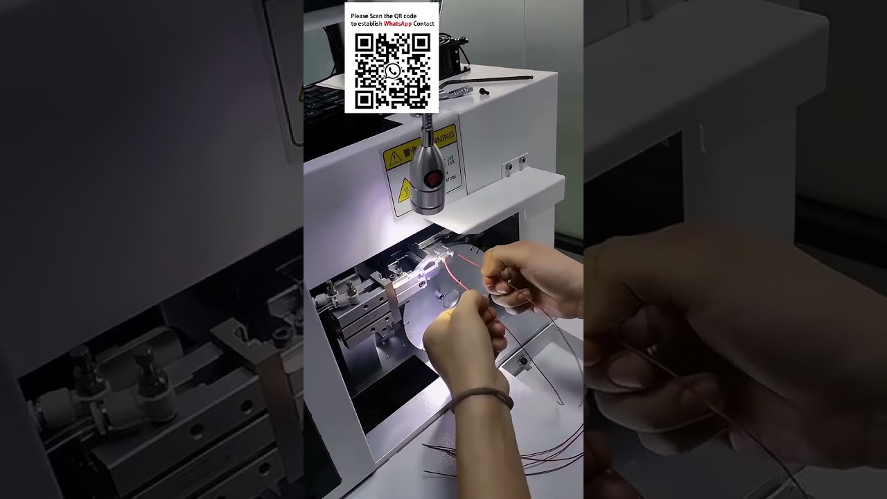 Mesin Otomatis Cetak, Pasang & Panggang Tabung Heat Shrink Nomor - Otomasi Kabel