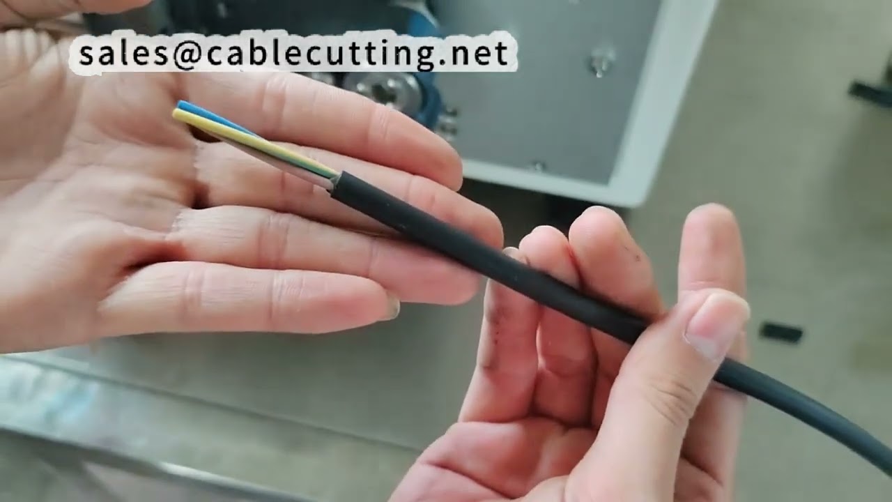 Mesin Pemotong & Pengupas Kabel (Dalam & Luar) untuk Strip Panjang 330mm/35mm, Inti 2mm
