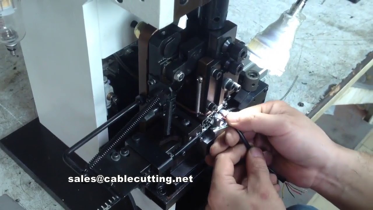 Mesin Pengupas dan Crimping Kabel Semi Otomatis - Alat Crimping Terminal Terbaik