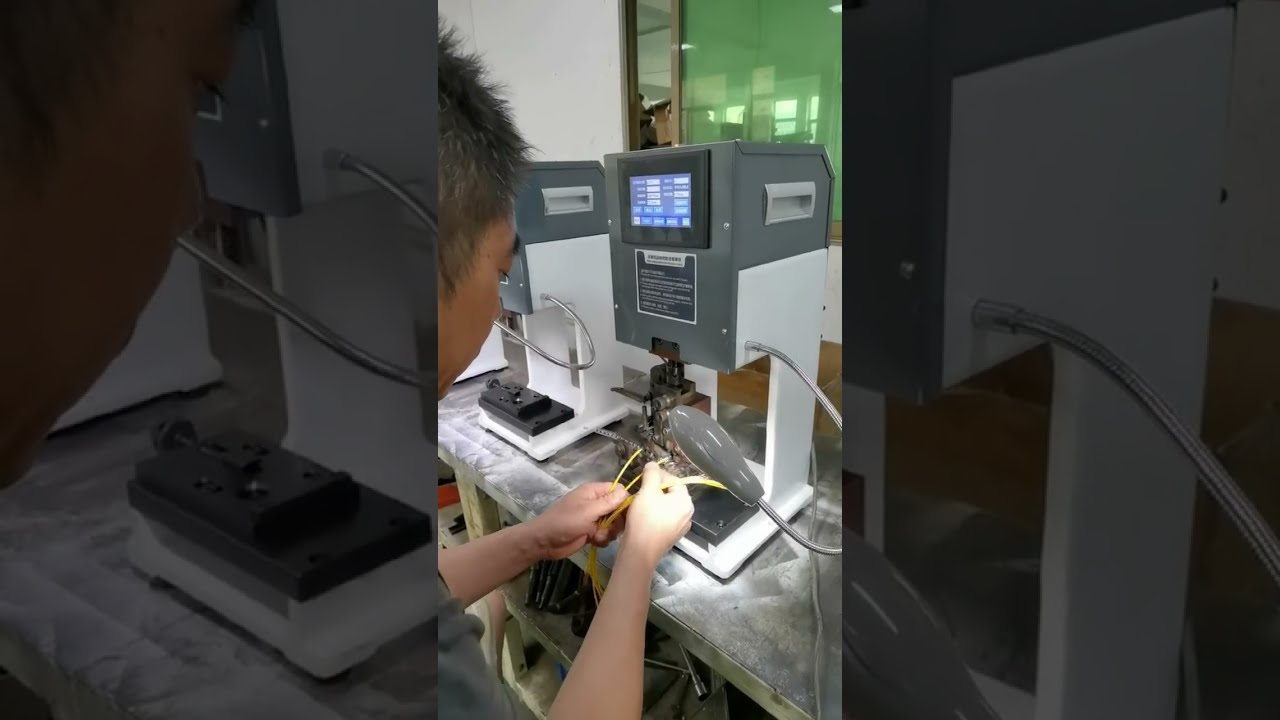 Mesin Terminal Servo Sedang Uji Aging – Keandalan untuk Produksi Kabel #mesin #pengupaskabel #pabrik #alat
