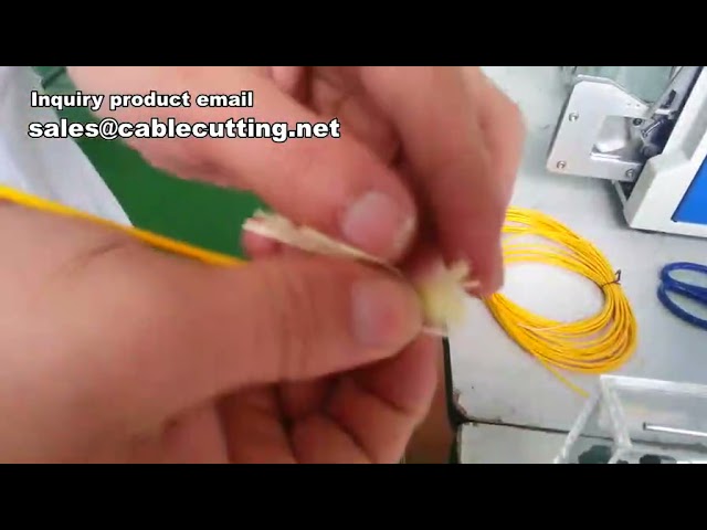 Mesin Stripping Kabel Koaksial Presisi Tinggi | Mesin Pembuat Kabel Koaksial Mikro