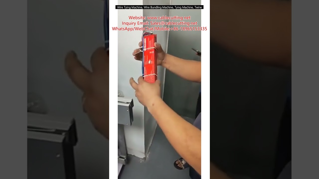 Mesin Pengikat Kawat Otomatis, Mesin Bundel Kabel, Solusi Pengemasan Industri