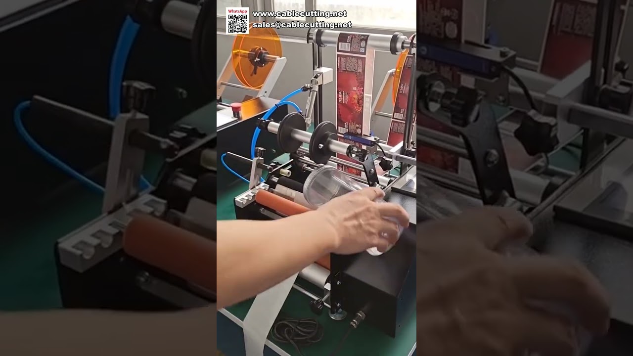 Mesin Label Botol Kecil Bulat Portabel – Alat Tempel Stiker Ekonomis untuk Bisnis Rumahan