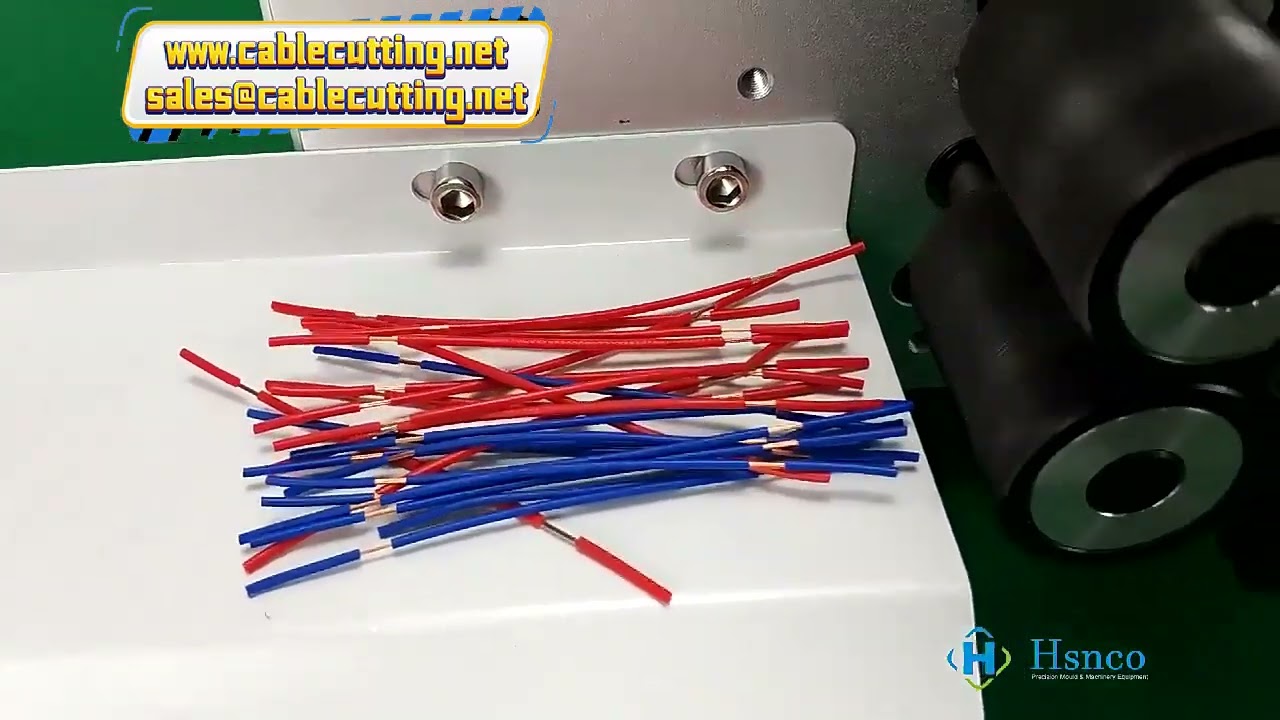 Mesin Kupas Kawat & Potong Kabel Otomatis untuk 0,02–2,5 mm²