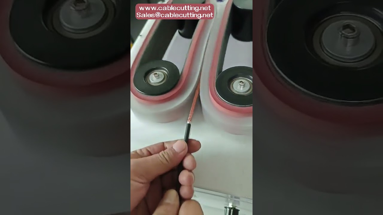 Mesin Pengupas Kabel Shield dan Sikat Kawat Pelindung - Otomatis & Presisi