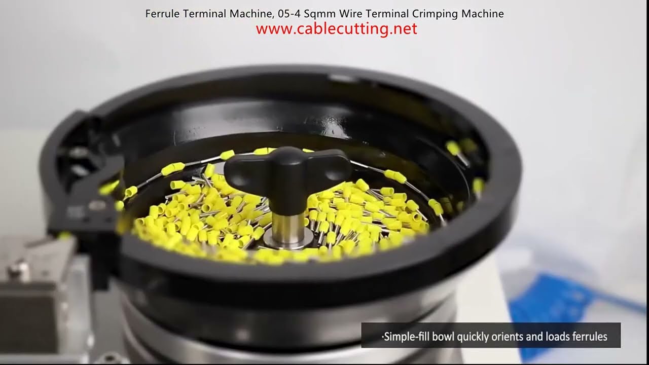 Mesin Crimping Ferrule Terminal untuk Kabel 0.5-4 Sqmm | Alat Crimping Kawat Otomatis
