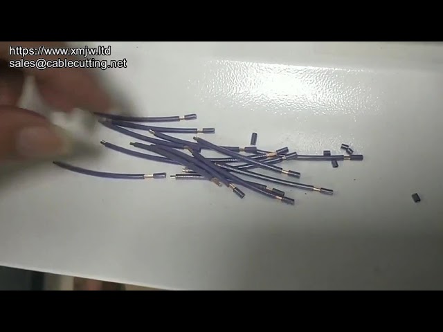 Mesin Pemotong & Pengupas Kabel Otomatis 4mm² untuk Dua Kabel Elektronik