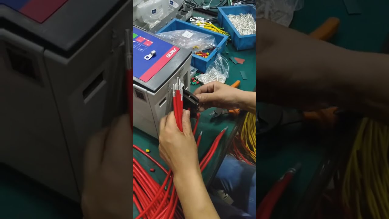 Mesin Crimping Terminal Elektrik untuk Produk Energi Baru – Otomatisasi Pabrik #mesin #pabrik