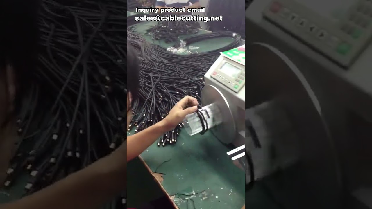 Mesin Penggulung & Pengikat Kabel Otomatis | Alat Pengikat Kawat Industri Cepat
