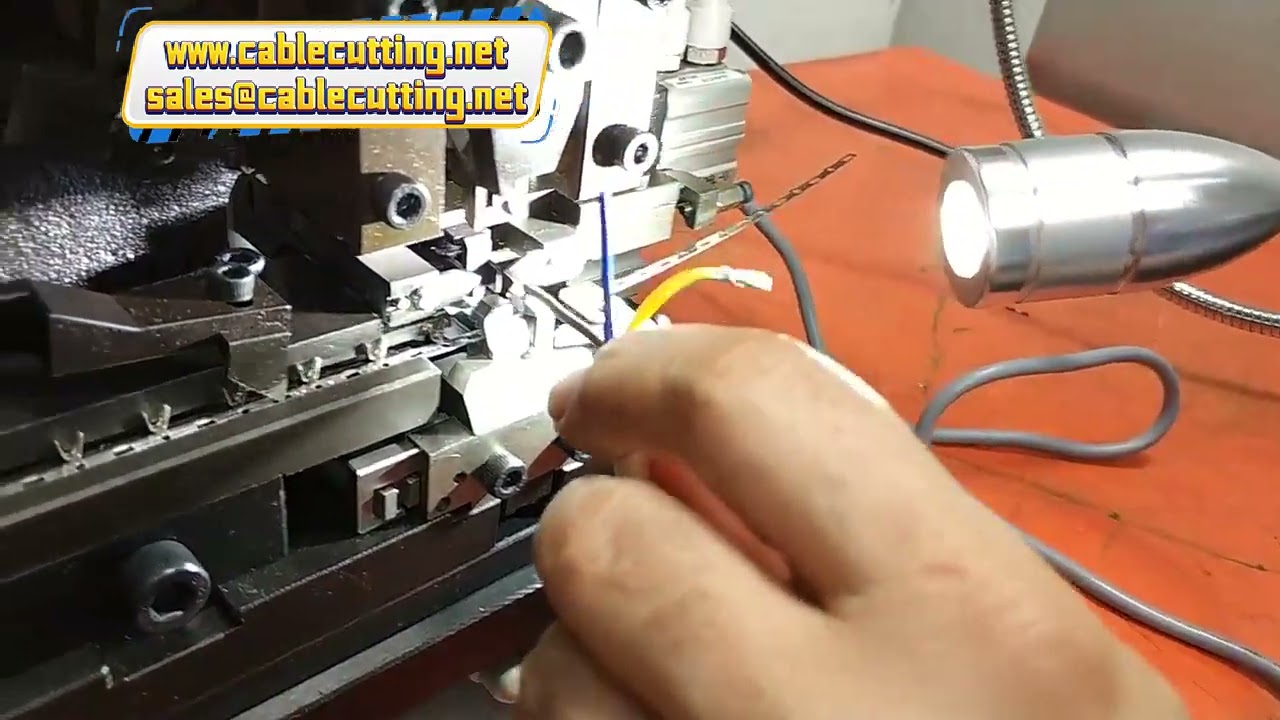Mesin Kupas Kabel dan Crimp Terminal Super Mute – Alat Otomatis Kupas Kabel Listrik & Crimp Terminal