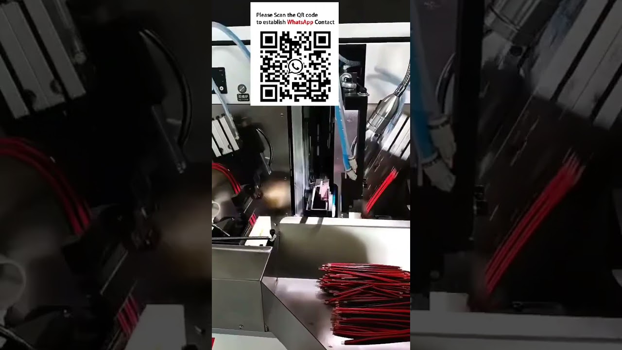 Automatic Double End Wire Stripping, Twisting & Tinning Machine #Wire Harness Automation