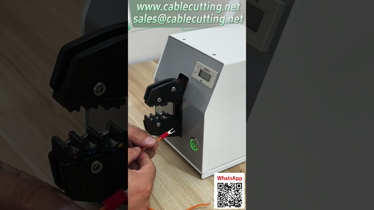Mesin Crimping Listrik 65EC - Gaya 2,5 Ton, 180W, Cepat 2 Detik untuk Kabel 0,25-16 mm²