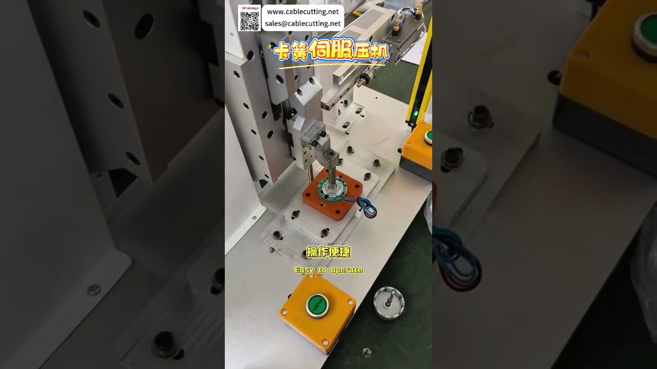 Sistem Press Servo Circlip Presisi Tinggi untuk Peralatan Perakitan Otomatis Kustom