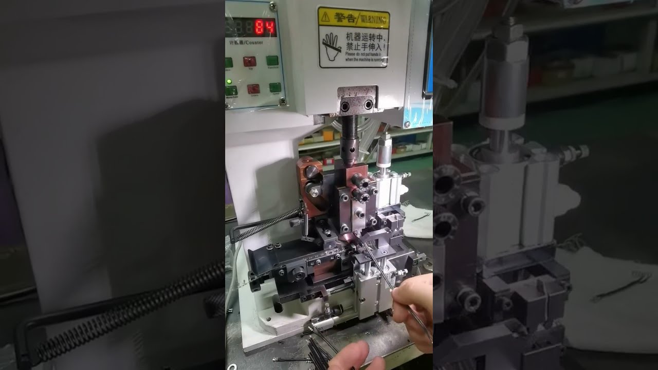 Parallel Wire Stripping and Crimping Machine Splitting Stripping and Crimping Real Shot #factory