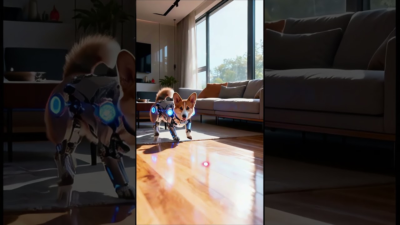 Kenalan dengan Cyber-Corgi: Anjing Robot Paling Keren di Masa Depan! #Corgi #Cyborg #RobotAnjing #FiksiIlmiah #HewanImut