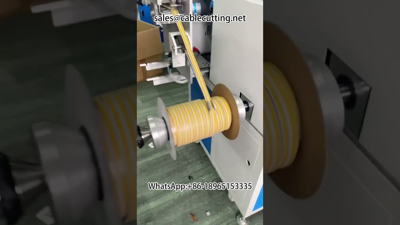 Mesin Penghitung Meter dan Penggulung Otomatis untuk Sealing Strip Pintu & Jendela | Mesin Perekat